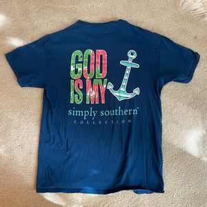 “God is my Anchor” Simply Southern T shirt